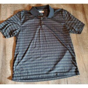 Grandslam Men's Polo Size XL black and white golf/casual/business shirt